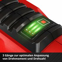 Einhell Pro  Schlagschrauber IMPAXXO 18/450 Akku 4.0 Ah 18V -Koffer 3-Gang-Getriebe, Bürstenloser Motor