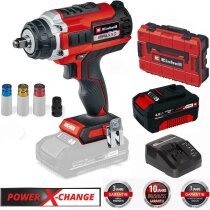 Einhell Pro  Schlagschrauber IMPAXXO 18/450 Akku 4.0 Ah 18V -Koffer 3-Gang-Getriebe, Bürstenloser Motor