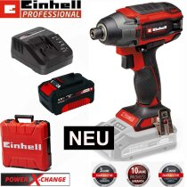 Einhell Prof. Schlagschrauber TP-CI 18/220 Li BL Akku 4.0 Ah Ladegerät Koffer