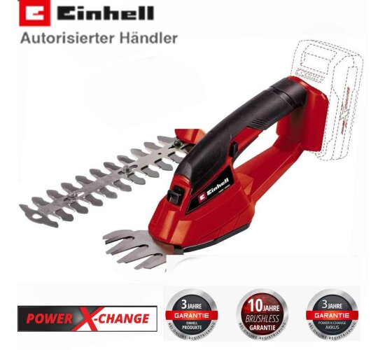 Einhell Akku Gras- und Strauchschere GC-AGSS 18 Li- 18V ,Solo