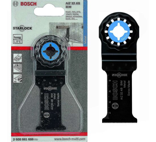 BOSCH BIM Tauchsägeblatt AIZ 32 AB Metal, 32 x 50 mm