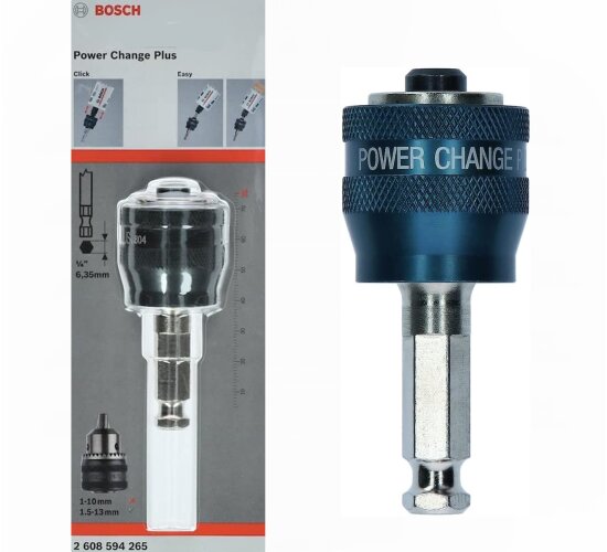 Bosch Pro Power Change Plus Adapter Aufnahme 7/16“, Sechskant,Ø 11 mm