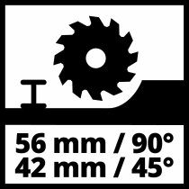 Einhell Tauchsäge TE-PS 165 1.200 Watt + Führungsschiene 2 x 1m