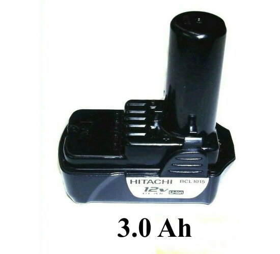 Original Hitachi Akku 10,8 V  / 12 V BCL 1015  / 1030  Neubestückt 3,0 Ah 3000 mAh