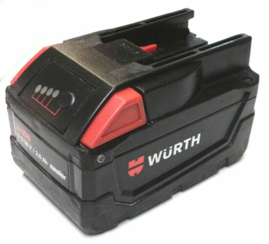 Original Würth Akku Li-2-28 Neubestückt mit 3.0 Ah 28 V 28 Volt 0700 957 730