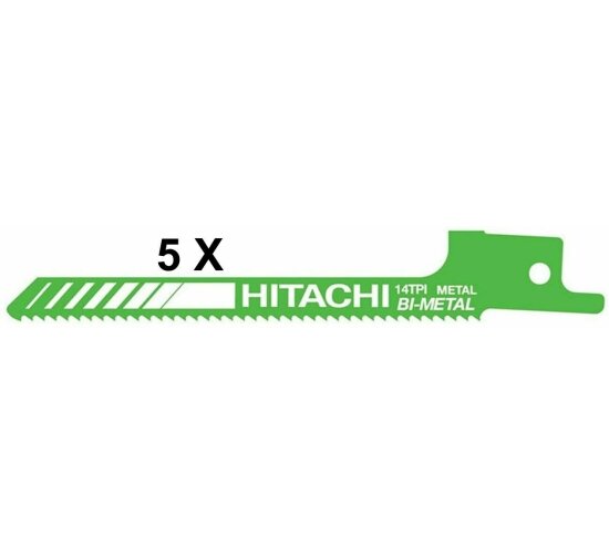 5 x Hitachi – 752015 Blätter Säbelsägeblatt rm11b für Metall