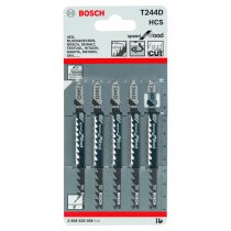 Bosch Stichsägeblatt T244D 5er Pack Speed for Wood...