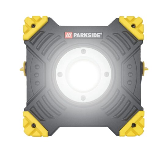 PARKSIDE LED Akku Arbeitsstrahler mit Blink / Warnblinklicht + Powerb