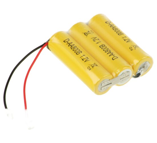 Mexcel Akkupack 3,6V / 800mAh NiCd F1x3 Mignon AA Akku mit Kabel