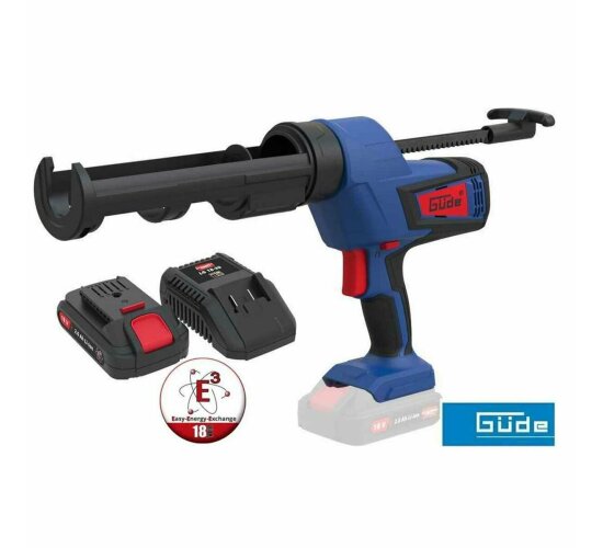 Güde Akku Kartuschenpresse 18V + 2 x Akku / Ladegerät