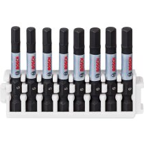 Bosch Professional 8tlg. Schrauber Bit Set Hex 4 x H4/ 4...