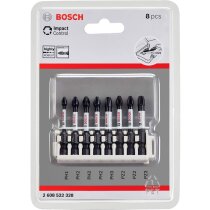 Bosch Professional 8tlg. Schrauber Bit Set Impact...