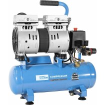 Güde Kompressor Airpower 105/8/6 SILENT 550W mit 6l Kesselinhalt, ölfrei, <r 59 dB