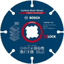 Bosch Expert Ø 125 mm Carbide Multi Wheel X-LOCK Trennscheiben (für Hartholz, ,